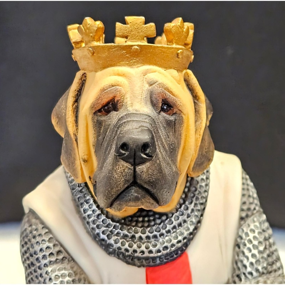 Rare Harrop CC112 Richard Lionheart Mastiff Doggie People Retired HandPainted UK - Picture 7 of 9